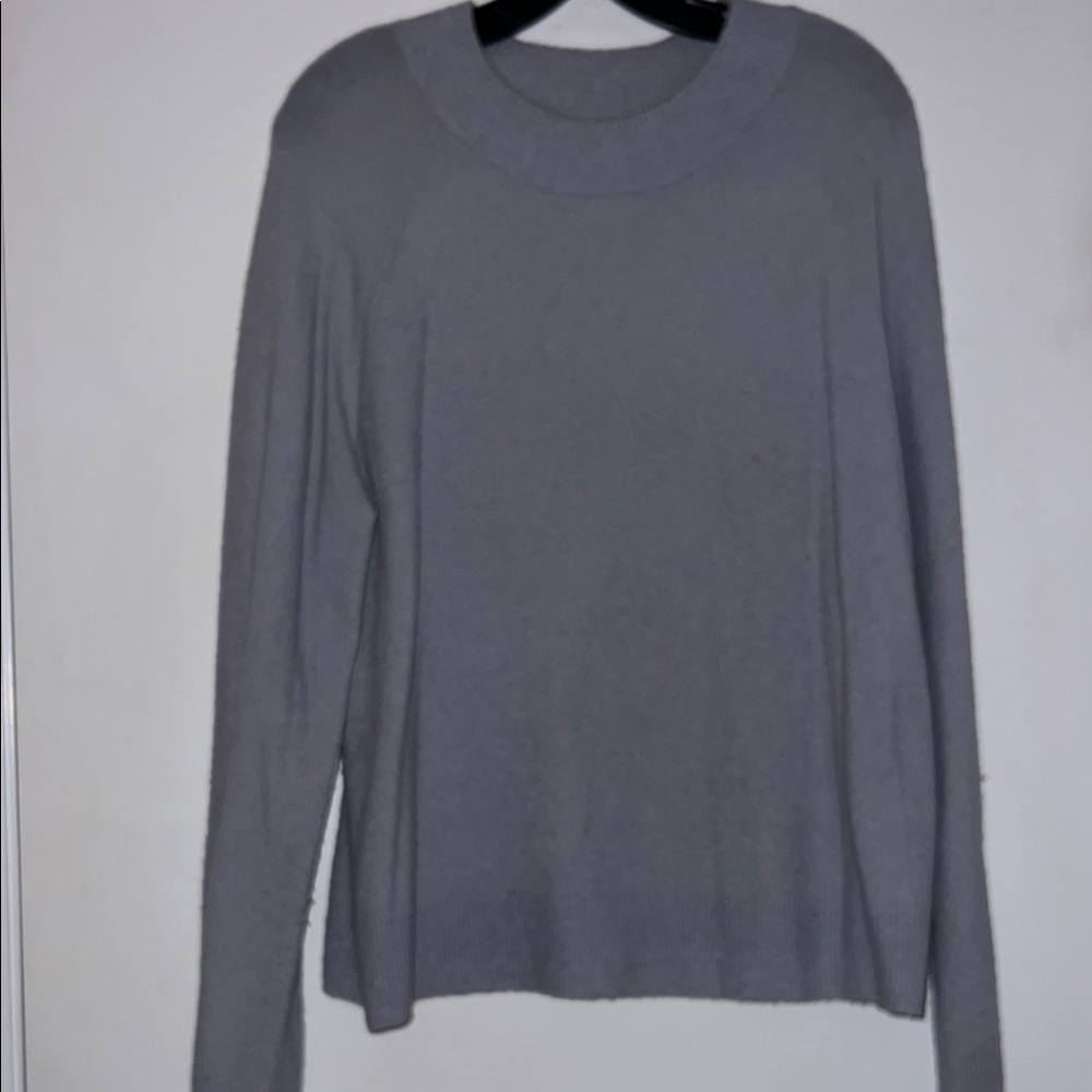 Athleta Women's Classic Gray Crew Neck Sweater